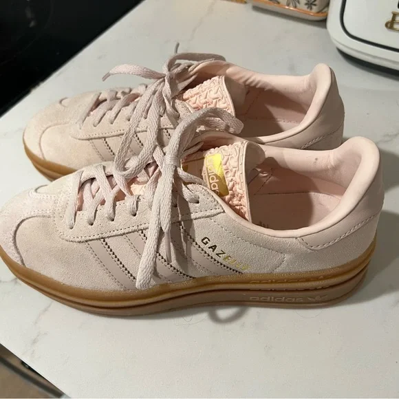 adidas Kids' Grade School Gazelle Bold Shoes - Picture 2 of 8